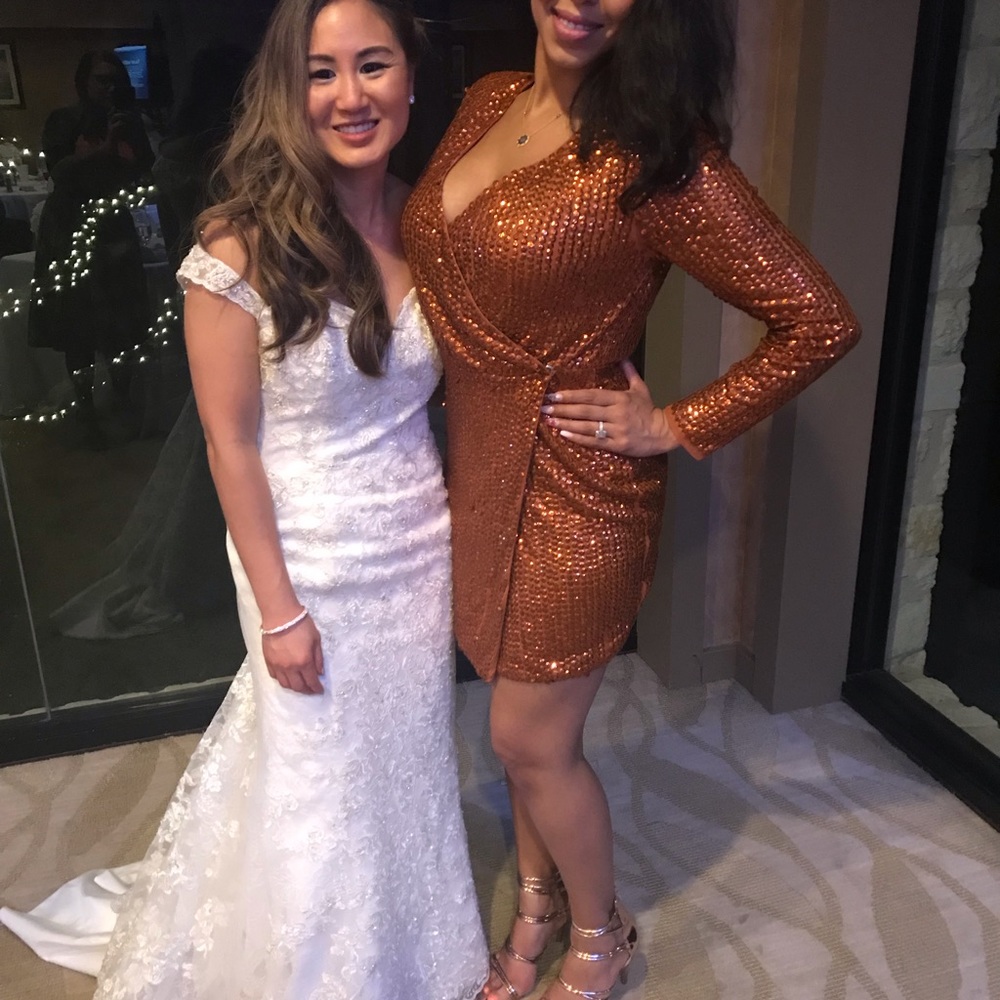 Beautiful copper/bronze dress